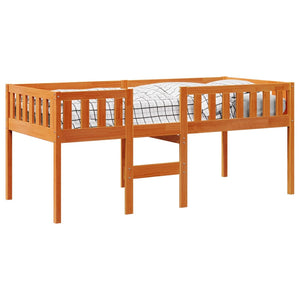 Letto Bambini senza Materasso Marrone Cera 80x200 cm Legno Pino 855014