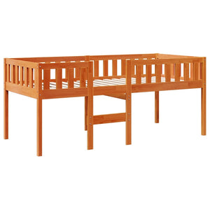 Letto Bambini senza Materasso Marrone Cera 90x200 cm Legno Pino 855017