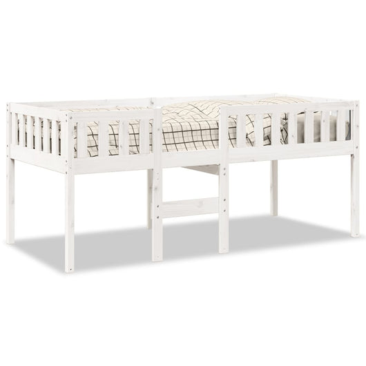 Letto per Bambini senza Materasso Bianco 90x190cm Massello Pino 855019