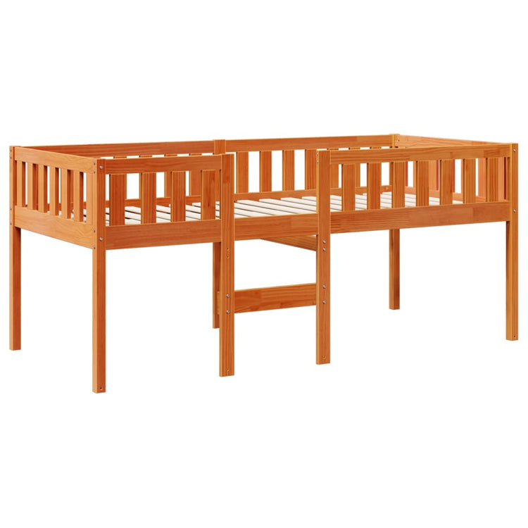 Letto Bambini senza Materasso Marrone Cera 90x190 cm Legno Pino 855020