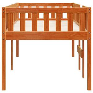 Letto Bambini senza Materasso Marrone Cera 90x190 cm Legno Pino 855020