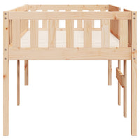 Letto per Bambini senza Materasso 75x190 cm Legno Massello Pino 855021