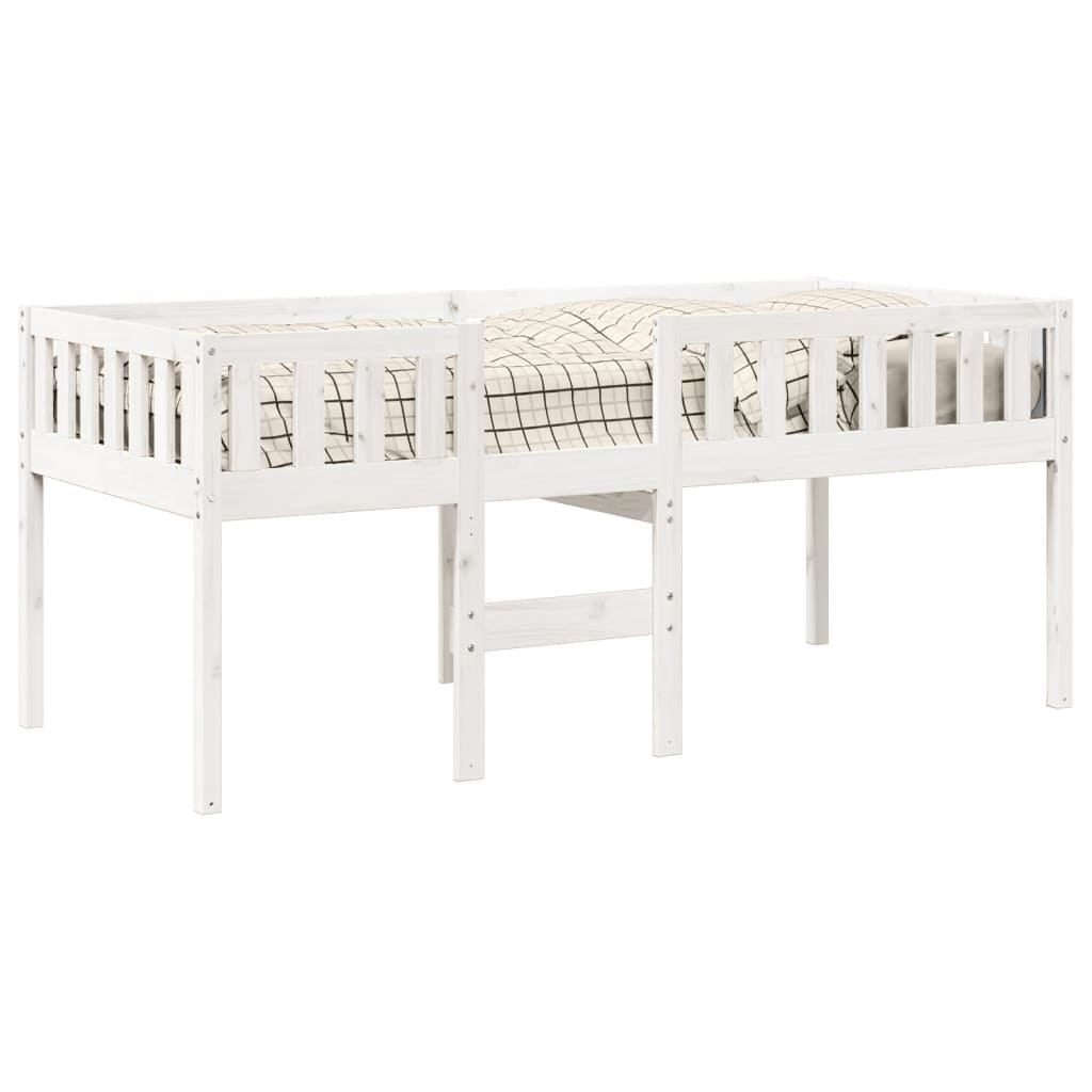 Letto per Bambini senza Materasso Bianco 75x190cm Massello Pino 855022