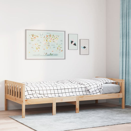 Letto per Bambini senza Materasso 80x200 cm Legno Massello Pino 855024