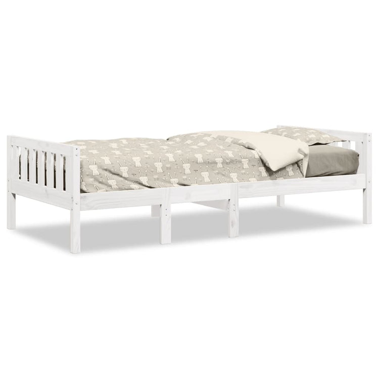 Letto per Bambini senza Materasso Bianco 80x200cm Massello Pino 855025