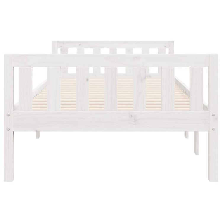 Letto per Bambini senza Materasso Bianco 80x200cm Massello Pino 855025