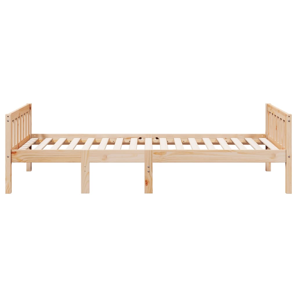 Letto per Bambini senza Materasso 90x200 cm Legno Massello Pino 855027