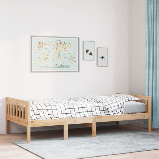 Letto per Bambini senza Materasso 90x200 cm Legno Massello Pino 855027