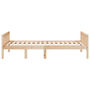 Letto per Bambini senza Materasso 90x190 cm Legno Massello Pino 855030