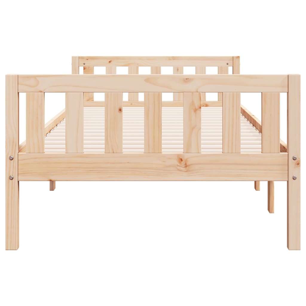 Letto per Bambini senza Materasso 75x190 cm Legno Massello Pino 855033