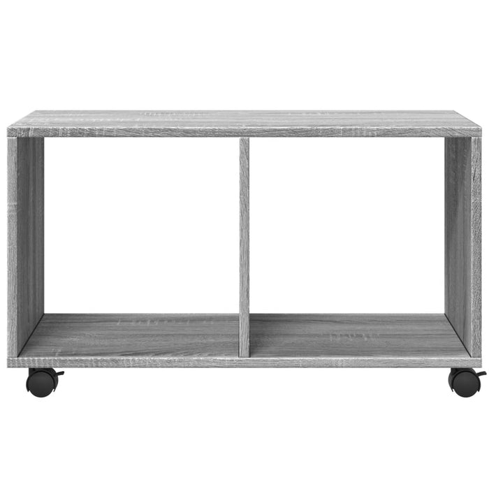 Mobiletto con Ruote Grigio Sonoma 72x33x42,5 cm in Truciolato 853142