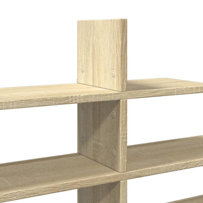 Scaffale Parete Rovere Sonoma 124,5x18x60,5 cm in Truciolato 853265