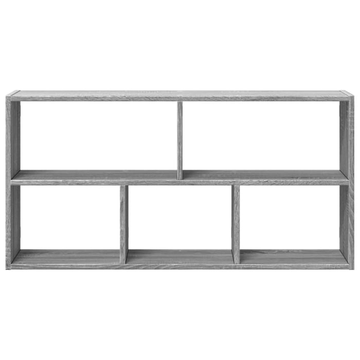 Scaffale a Muro Grigio Sonoma 100x25x50 cm in Legno Multistrato 853277