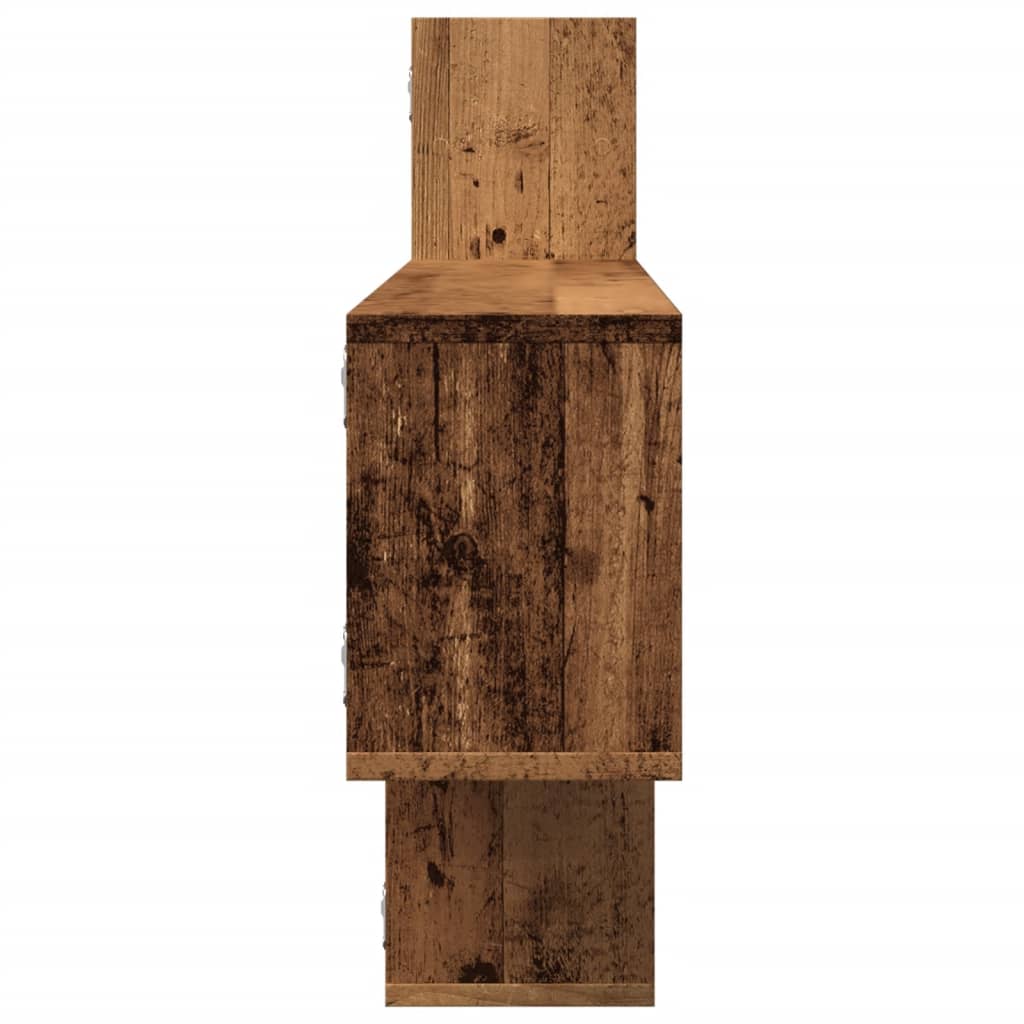 Mensola a Parete Legno Antico 167,5x18x68 cm in Truciolato 853324