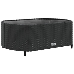 Set Divano da Giardino 6 pz con Cuscini Nero in Polyrattan 3308395