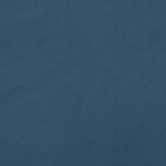 Materasso a Molle Blu Scuro 100x210x20 cm in Velluto 4016574