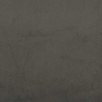 Materasso a Molle Grigio Scuro 80x220x20 cm in Velluto 4016595