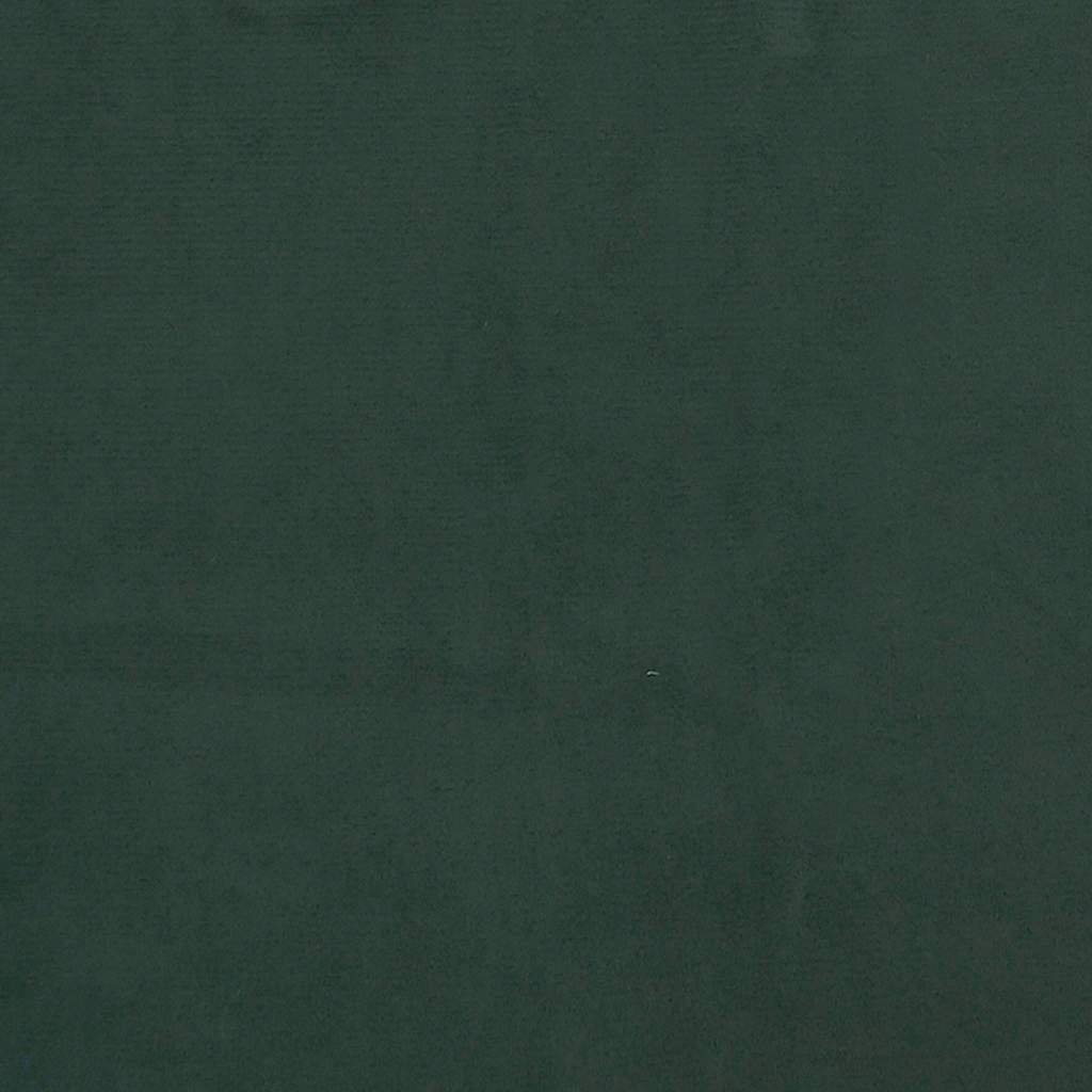 Materasso a Molle Verde Scuro 160x220x20 cm in Velluto 4016627