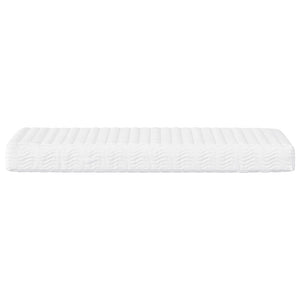 Materasso in Schiuma Bianco 90x210 cm Durezza H2 H3 4016631