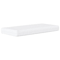 Materasso in Schiuma Bianco 100x210cm Durezza H2 H3 4016632