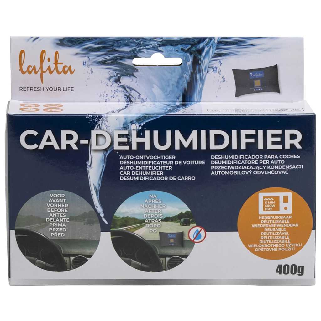 Deumidificatori per Auto Riutilizzabili 2 pz 400 g 4015922