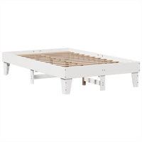 Letto senza Materasso Bianco 120x200 cm Legno Massello di Pino 3308847