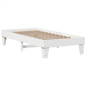 Letto senza Materasso Bianco 90x200 cm Legno Massello di Pino 3308853