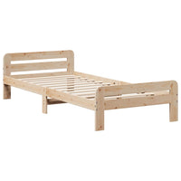 Letto senza Materasso 90x200 cm in Legno Massello di Pino 3309047