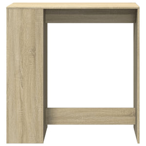 Tavolo Bar con Rastrelliera Sonoma 101x40x103,5 cm Multistrato 854366