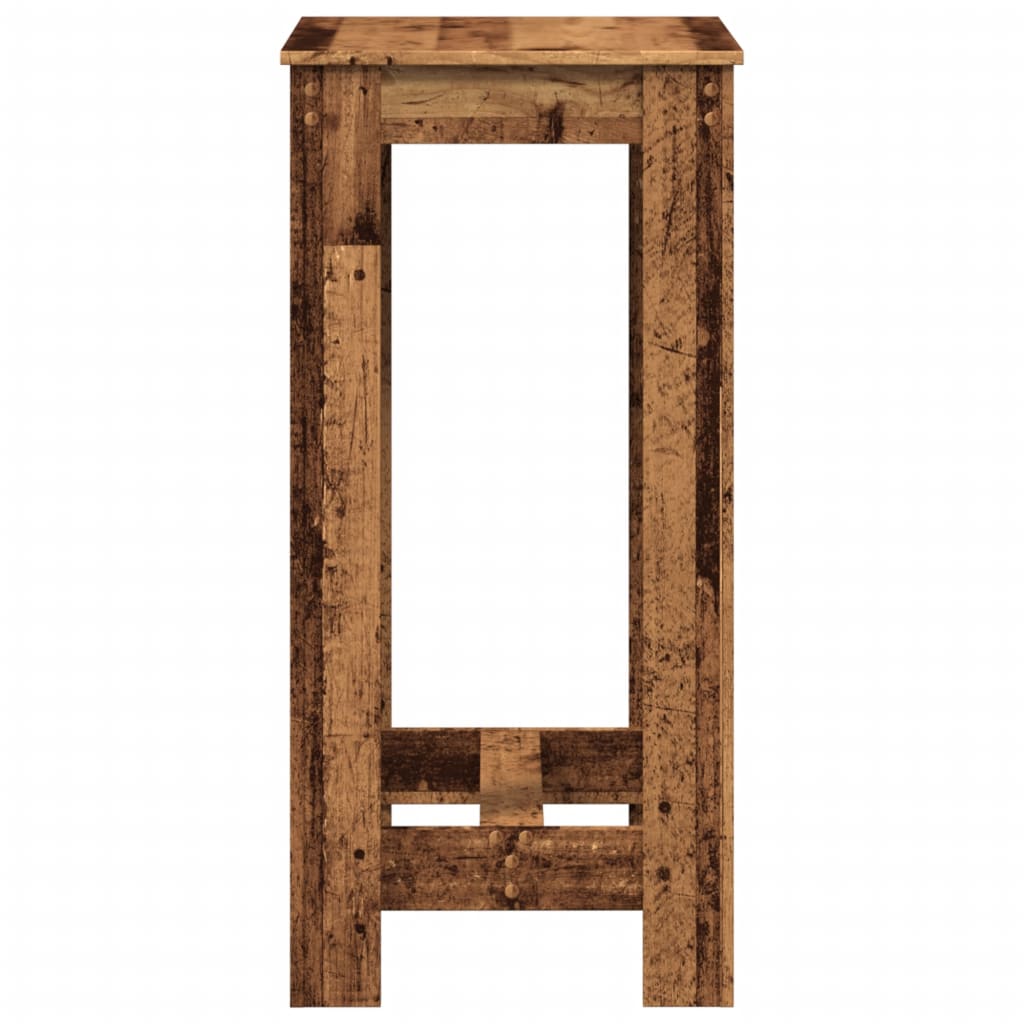 Tavolo da Bar Legno Antico 51x50x103,5 cm in Legno Multistrato 854407