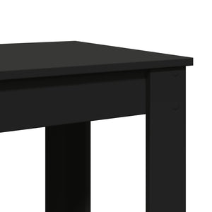 Tavolo da Bar Nero 102x50x103,5 cm in Legno Multistrato 854410