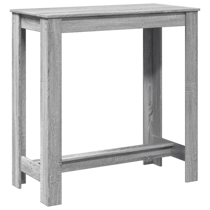 Tavolo da Bar Grigio Sonoma 102x50x103,5cm in Legno Multistrato 854414