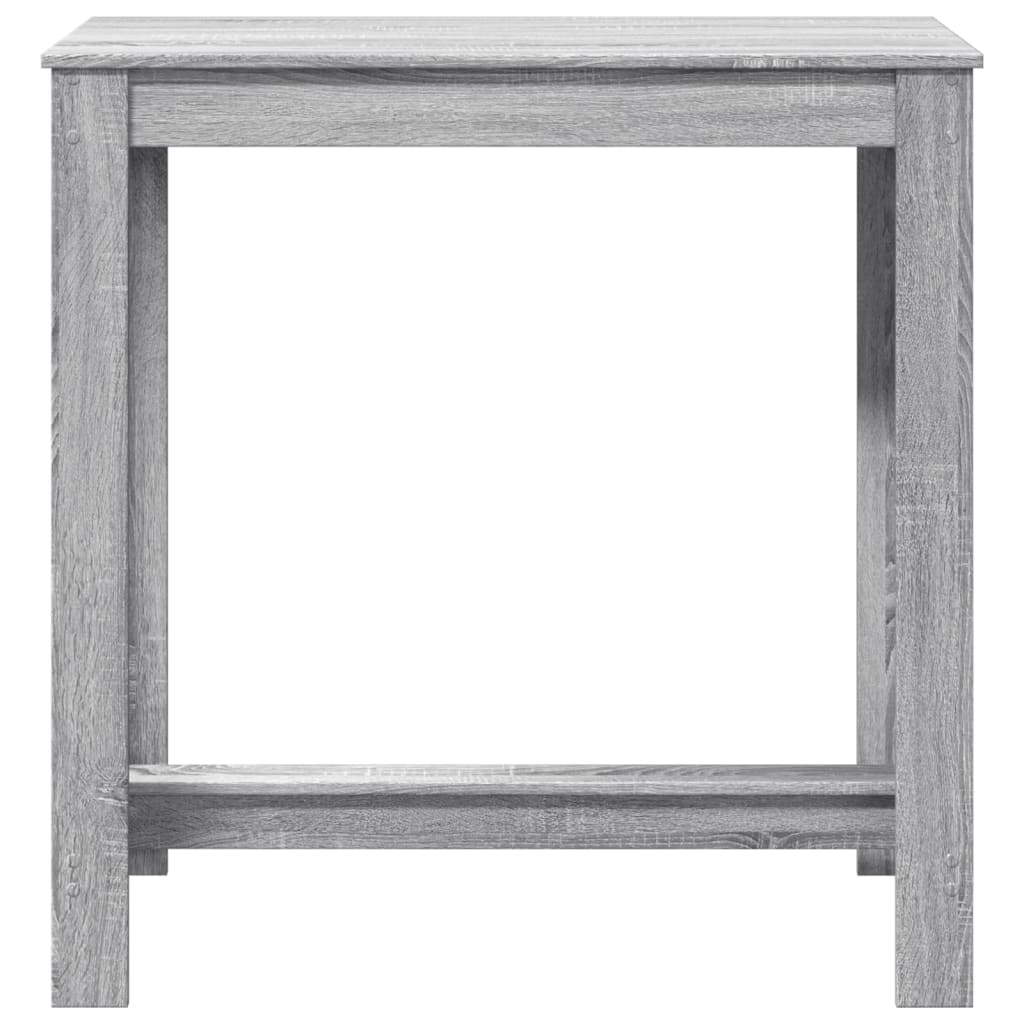 Tavolo da Bar Grigio Sonoma 102x50x103,5cm in Legno Multistrato 854414