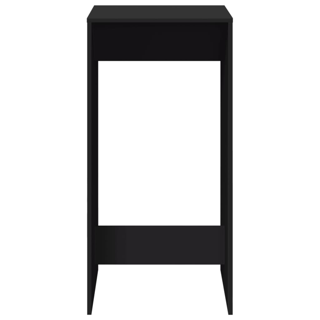 Tavolo da Bar Nero 51x50x103,5 cm in Legno Multistrato 854419