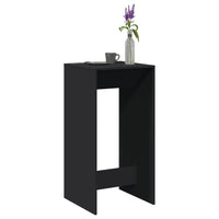 Tavolo da Bar Nero 51x50x103,5 cm in Legno Multistrato 854419