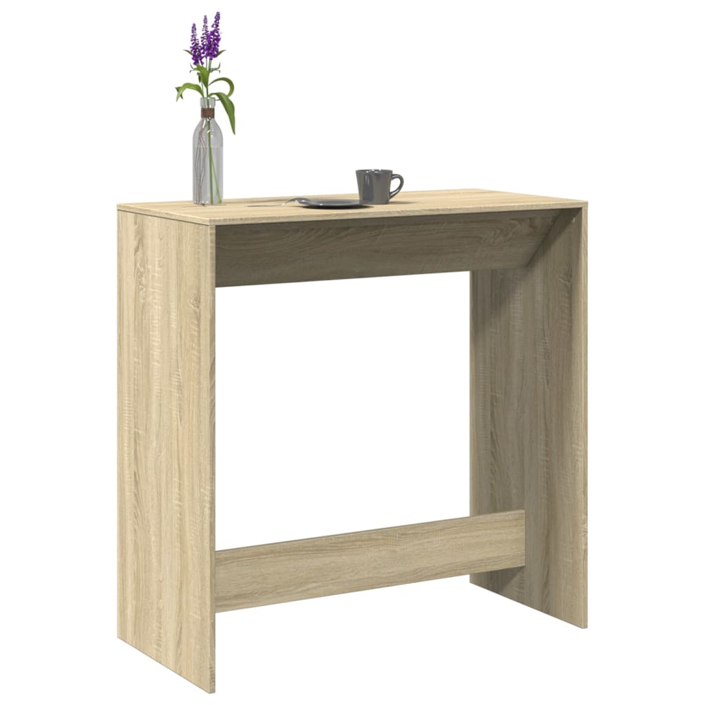 Tavolo da Bar Rovere Sonoma 102x50x103,5cm in Legno Multistrato 854429