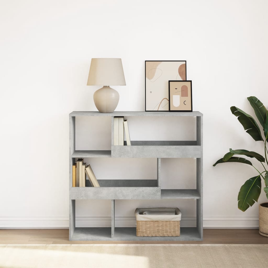 Libreria/Divisorio Grigio Cemento 100x33x94,5 cm 854439