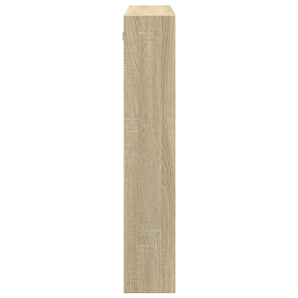 Armadietto a Muro Rovere Sonoma 80x15x80 cm Legno Multistrato 854546