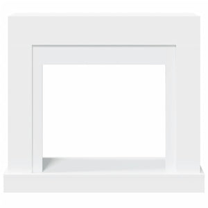 Cornice per Camino Bianca 100x30x87,5 cm in Truciolato 854562