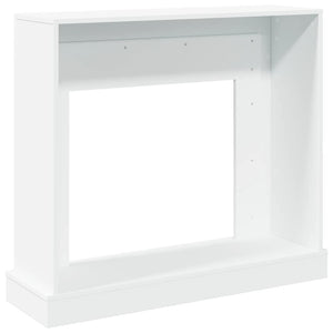 Cornice per Camino Bianca 100x30x87,5 cm in Truciolato 854562