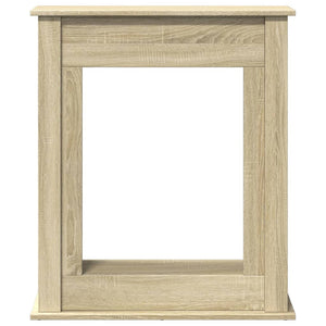 Cornice per Camino Rovere Sonoma 75x20x87,5 cm in Truciolato 854582