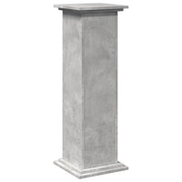 Espositore con Portaoggetti Grigio Cemento 31x30x90 Truciolato 854610