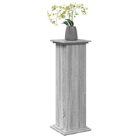 Espositore con Portaoggetti Grigio Sonoma 31x30x90cm Truciolato 854612