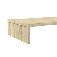 Supporto Monitor Rovere Sonoma 100x27x10 cm Legno Multistrato 854654