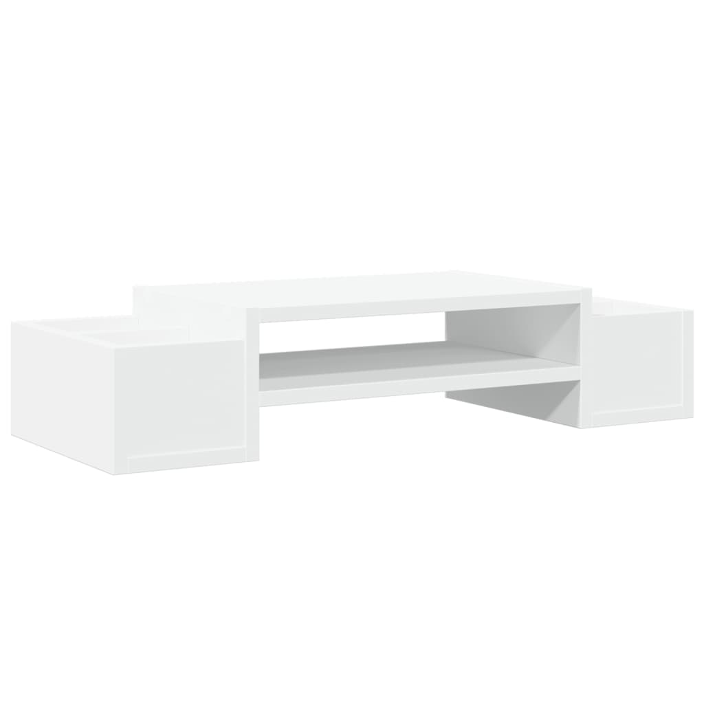 Supporto Monitor con Contenitore Bianco 50x27x15 cm Truciolato 854679