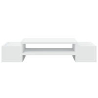 Supporto Monitor con Contenitore Bianco 50x27x15 cm Truciolato 854679