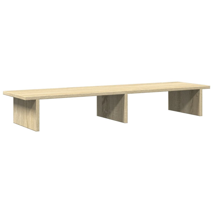 Supporto Monitor Rovere Sonoma 100x27x15 cm Legno Multistrato 854708