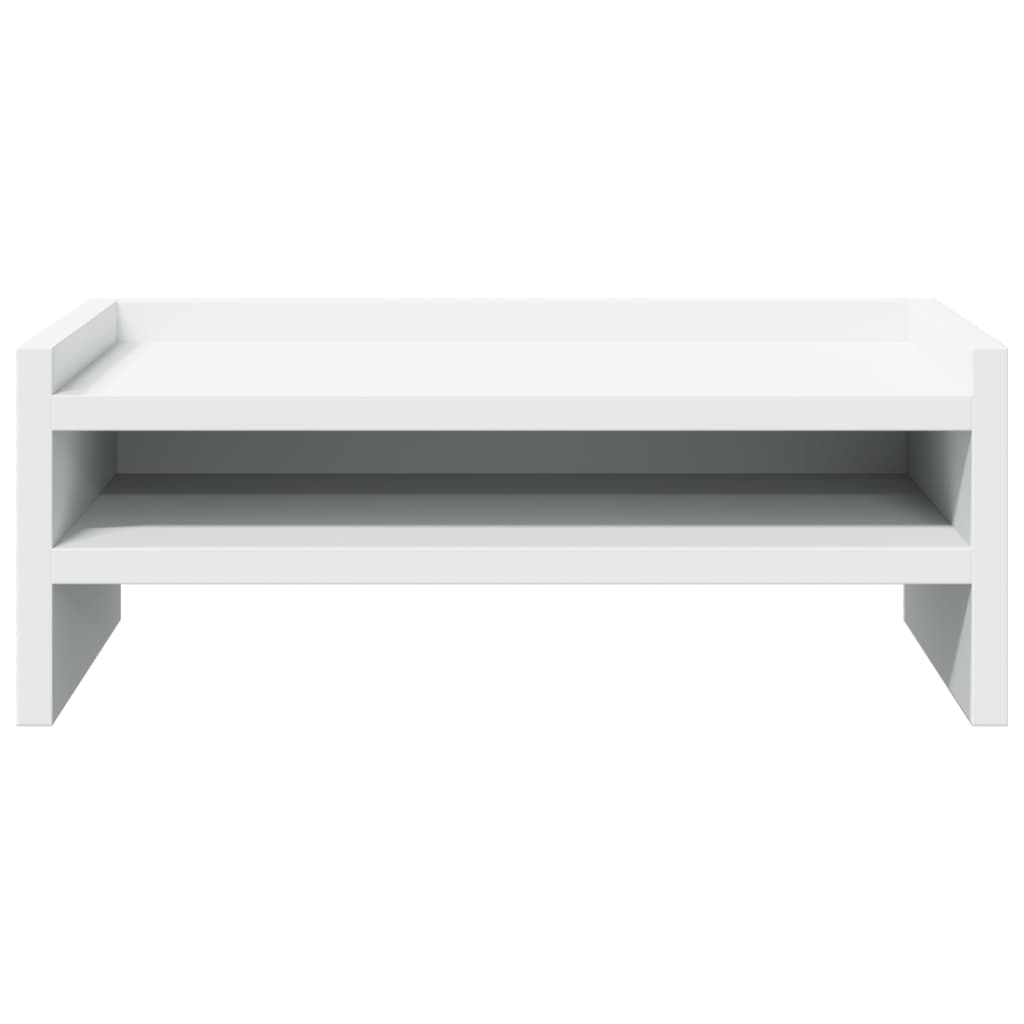 Supporto per Monitor Bianco 42x24x16 cm in Legno Multistrato 854715