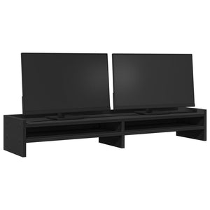 Supporto per Monitor Nero 100x24x16 cm in Legno Multistrato 854725