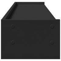 Supporto per Monitor Nero 100x24x16 cm in Legno Multistrato 854725